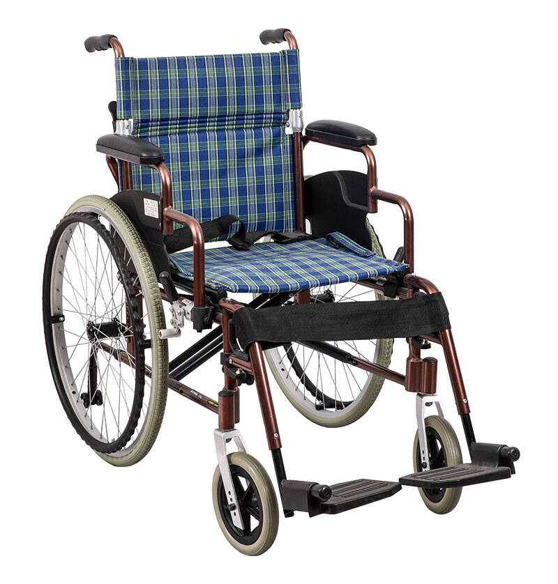 Volwassenen lichtgewicht opvouwbare handmatige rolstoel